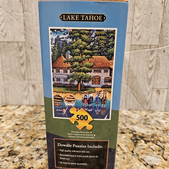 Dowdle Lake Tahoe Puzzle 500 Piece 16X20 in "Find the Story Inside" COMPLETE - Picture 6 of 15